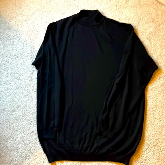 Halogen men’s black mock turtleneck sweater. - Picture 1 of 4